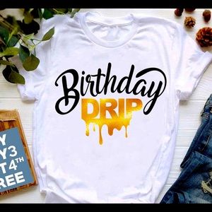 BIRTHDAY DRIP T-SHIRT